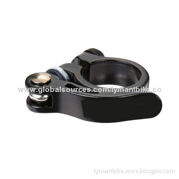 Bicycle seat post clamps, made of aluminum alloy, various colors are available